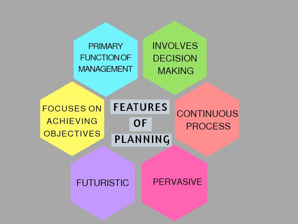 Fig: Features of Business Planning