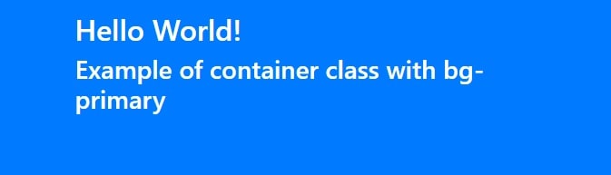 Bootstrap container background color
