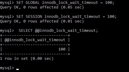 innodb-lock-wait-timeout value