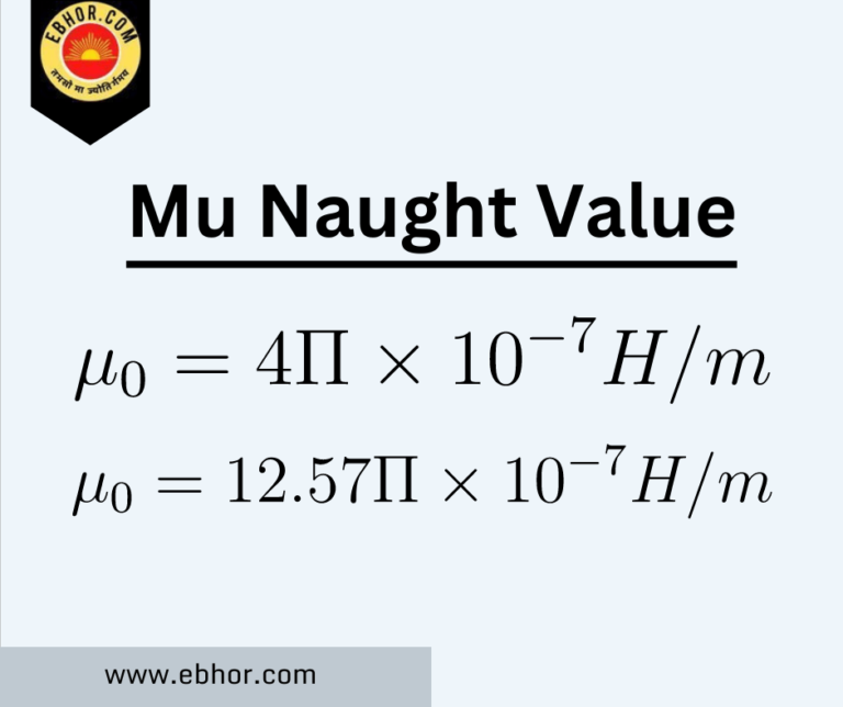 What is Mu, Mu Naught Value