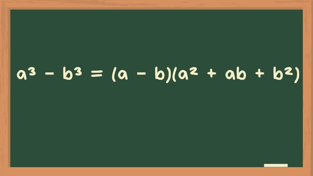 A Cube Minus B Cube A³ - B³ Formula Proof Examples &Applications ...